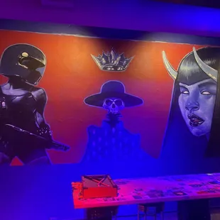 interior, sushi and sashimi