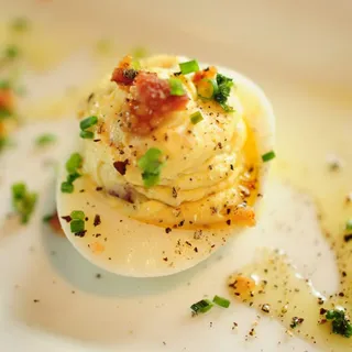 Deviled Bacon & Eggs