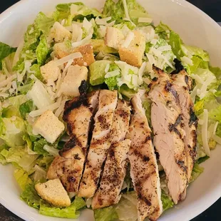 someone ordered a grilled chicken salad. it was not me.