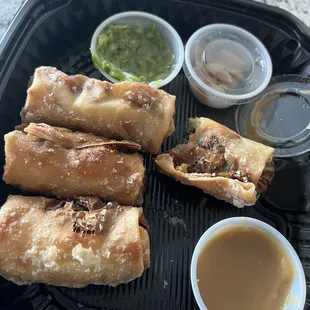 Mushroom Spring Rolls