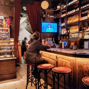 Bar Area at Grand Street Pizza