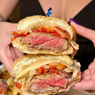 Steak sandwich - Photo by Allfunnewyork from instagram