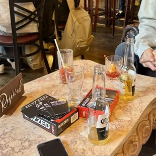 They even have games to play!