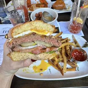 How juicy is this burger??