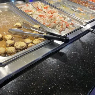 a variety of food items
