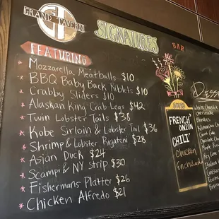 menu, pizza