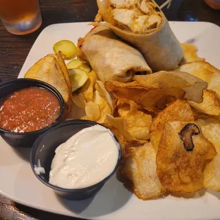 Grilled Chicken Fajita Wrap
