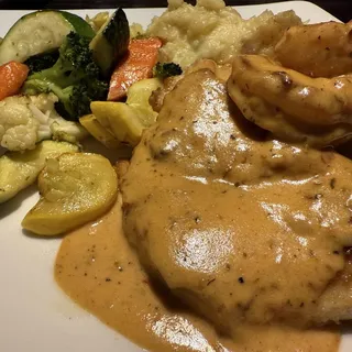 Supreme Shrimp Scampi and Chicken