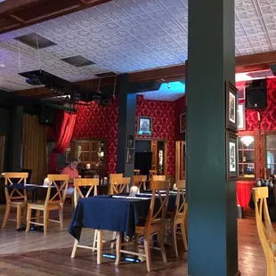 tables and chairs