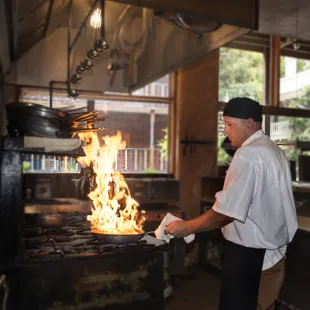 Chef Jeff in action.