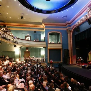 Inside the Grand Theatre.
