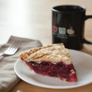 The perfect place to enjoy a slice of homemade pie and coffee.