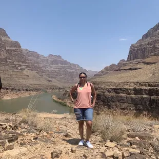 At the bottom of the Grand Canyon