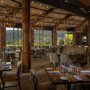The newly renovated dining room at Grand View Restaurant.