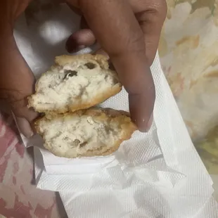 That's the meat inside the 2 Piece Chicken Tender Combo . Gross