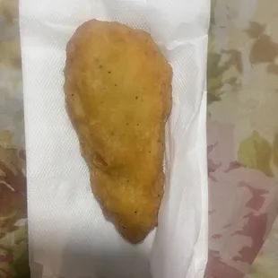 This is the 4 Piece Chicken Tender Combo. The chicken was so dry and nasty omg