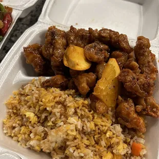 Orange chicken