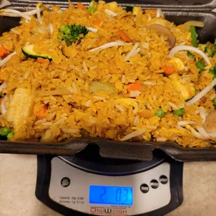 Spicy Veggie Fried Rice