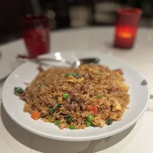 Basil Beef Fried Rice