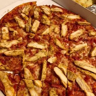 pizza, food
