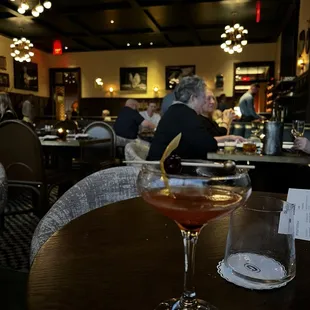 View from the corner booth and a Paper Plane