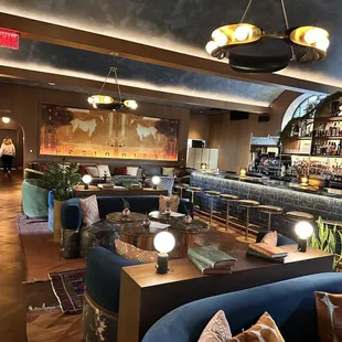 interior, sushi and sashimi