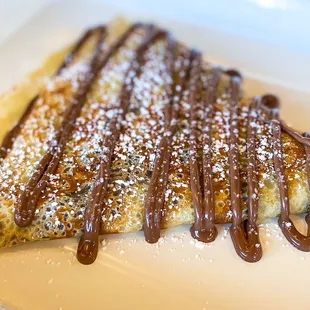 chocolate drizzle on top
