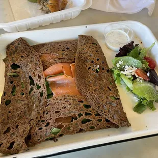 Salmon Crepe