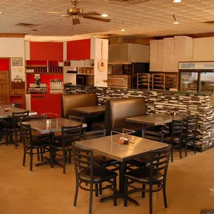 Recently renovated dining room