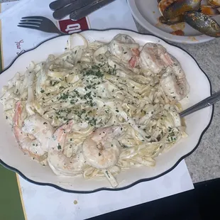 Shrimp Fettuccine Alfredo