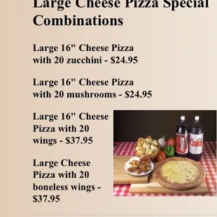 Daily specials