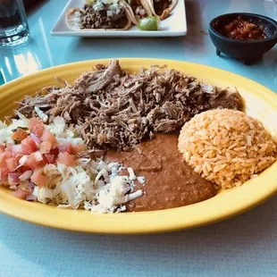 Carnitas plate