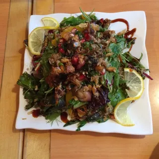Salmon Skin Salad