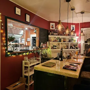 interior, sushi and sashimi