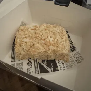 Napoleon. Looks so good (and fresh). But very stale.