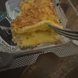 Orange Bar. But why is the top layer like this? The only reason for it is because it's stale.