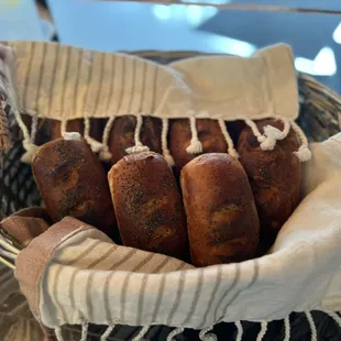 Just out of the oven Mini Bread Loafs!