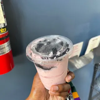 Vegan Pink Vanilla Ice Cream
