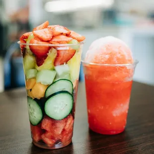 snow cone &amp; Fruit Cups