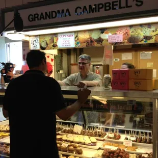 a man behind the counter