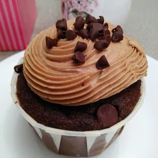 Chocolate mocha cupcake from Grandma Campbell&apos;s Cupcakes - so yummy!!