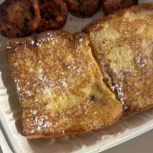 Mini French Toast with a side of Portuguese Sausage   12/2/2024