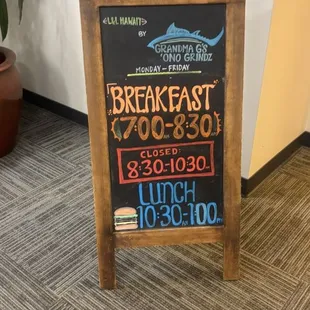 When you see this sign you found Grandma G. If you still lost "just follow your nose"