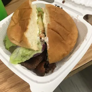 Teri beef burger