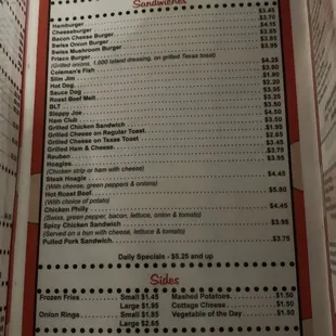 Menu Part 2