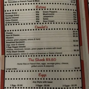 Menu Part 1