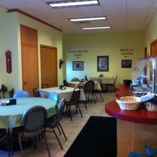 interior, sushi and sashimi