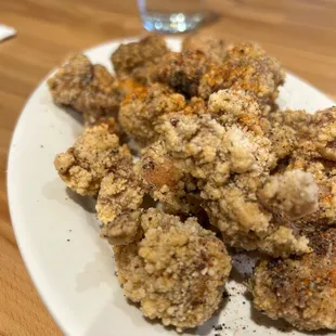 Popcorn chicken appetizer