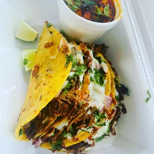 Birria tacos