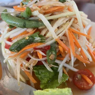 1. SUM TUM SALAD (PAPAYA SALAD)